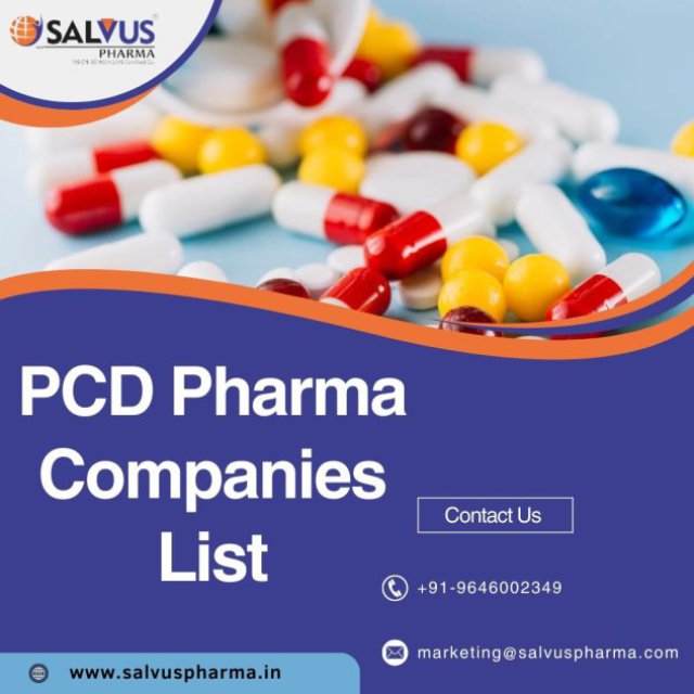 PCD Pharma Companies List | Salvus Pharma