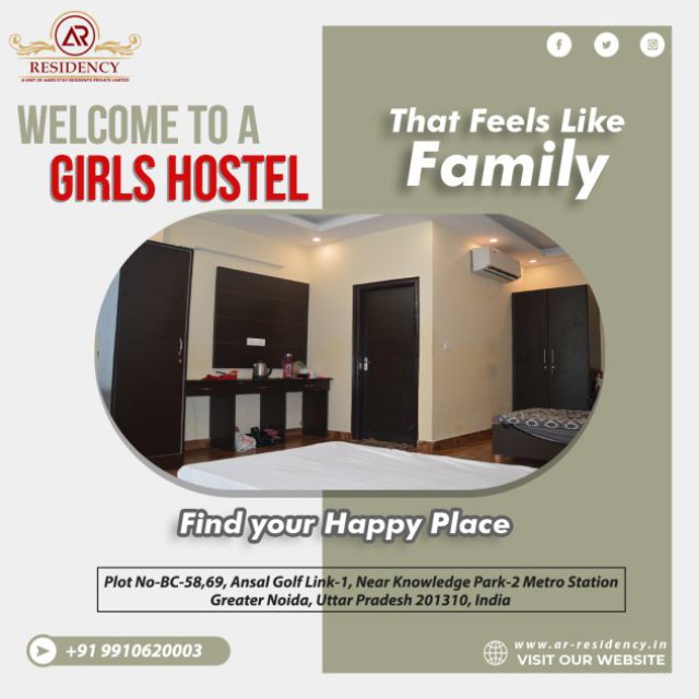 pg girls’ hostel in Greater Noida