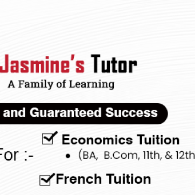 Jasmine’s Home Economics & French Tuitions (Mohali, Kharar & Chandigarh)