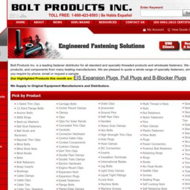 Bolt Products Inc