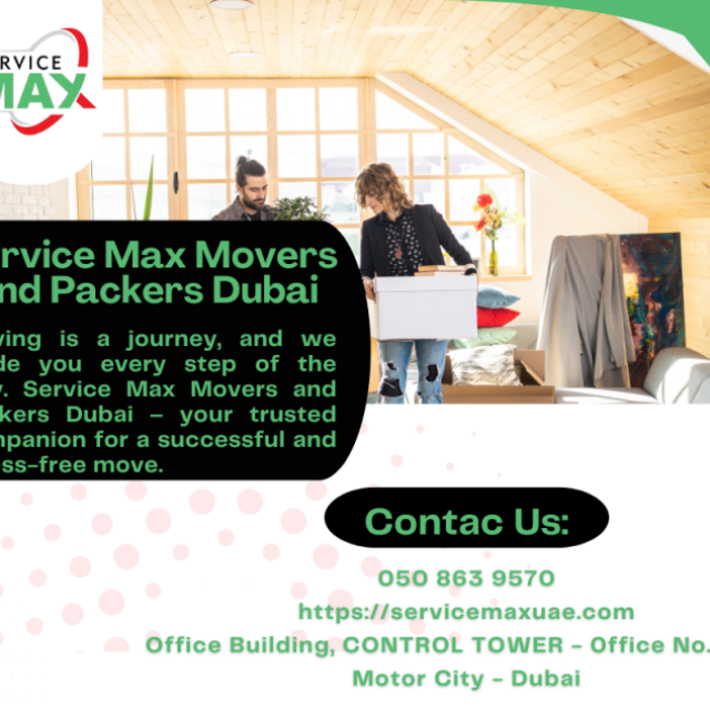 Service Max Movers and Packers | Motor City | Dubai