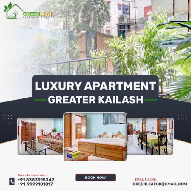 Green leaf suites - service apartment in Delhi