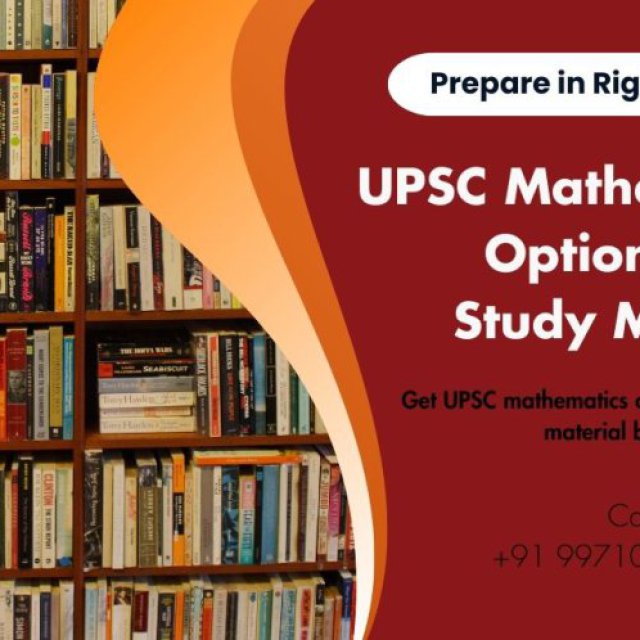 UPSC Mathematics Optional Best Study Material