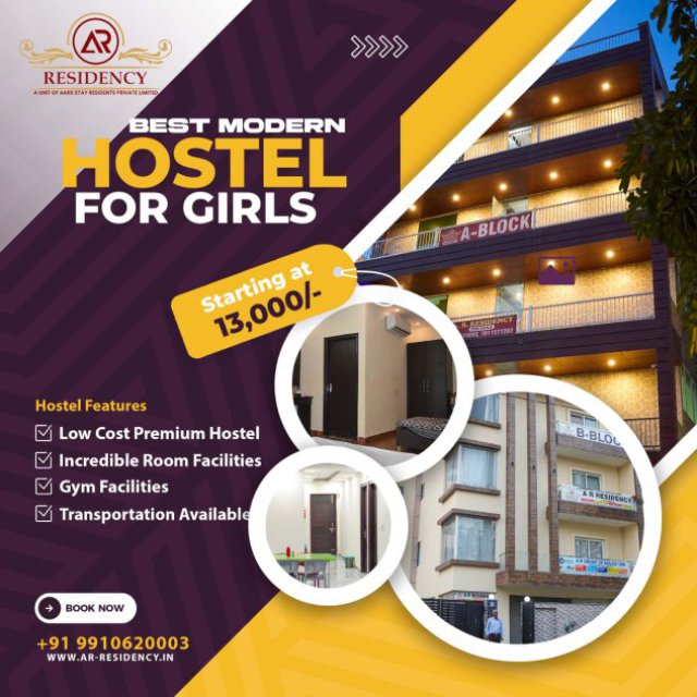 Comfortable and Secure Girls Hostel in Greater Noida