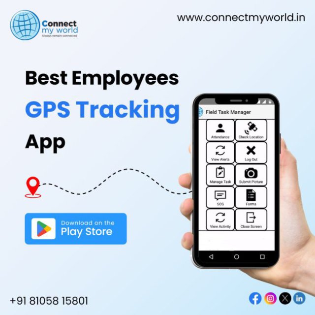 Best Employee GPS Tracking with ConnectMyWorld