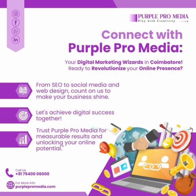 Purple pro media - Digital Marketing Services in Coimbatore
