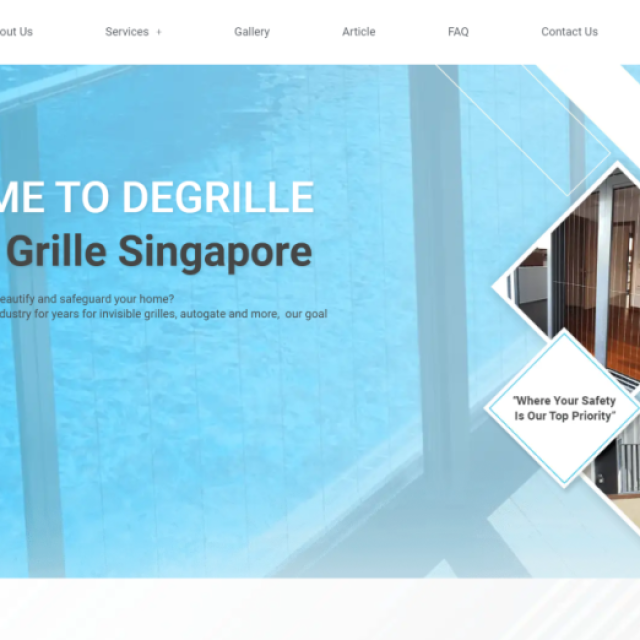 Degrille Invisible Grille Singapore