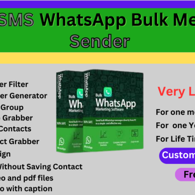 Bulk WhatsApp  Sender Marketing Software