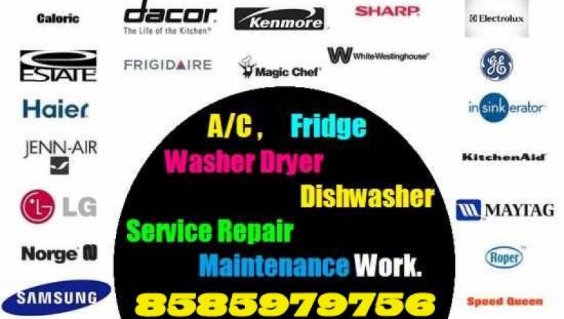 Get Refrigerator | Washing Machine | Microwave | AC | Repair Services