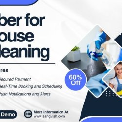 Launch Your Own On-Demand House Cleaning App with Our Uber for House Cleaning Script!