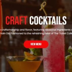 Heritage Rail Tavern—A Unique Railroad-themed Craft Cocktail Bar