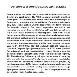 Butler Brokers Inc., Commercial Real Estate Brokerage