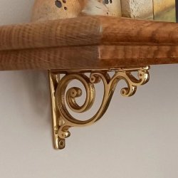 Brass Shelf Brackets - Stylentdecor