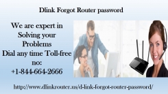 D'Link Router Customer Service Support +1-844-664-2666