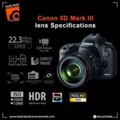 On time Camera Rental Services in Hyderabad, Dslr for Rent
